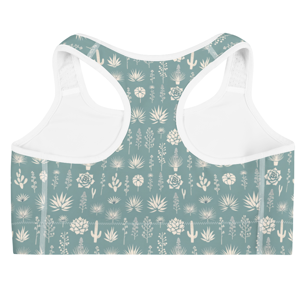 Saguaro Sunset: Hawaiian Nights in the Desert Sports Bra