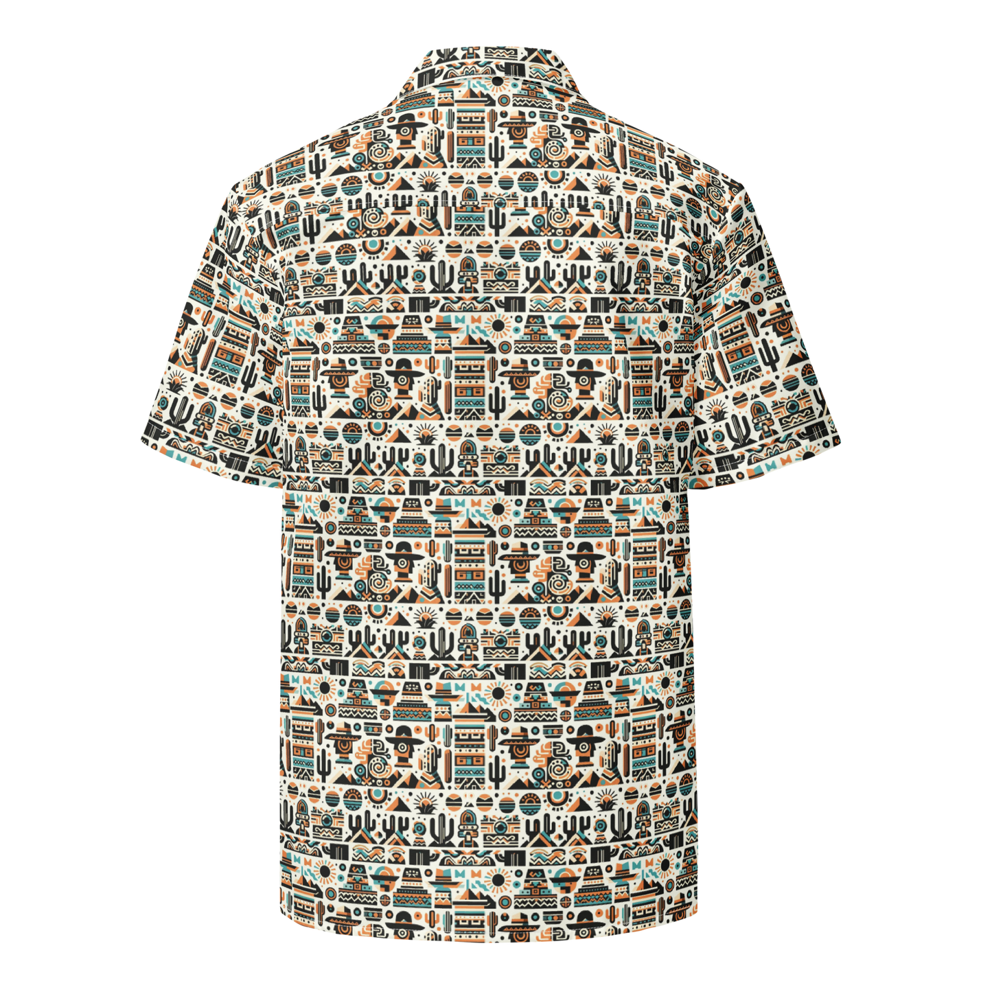 Desert Eclipse: Southwest Button-Up Shirt