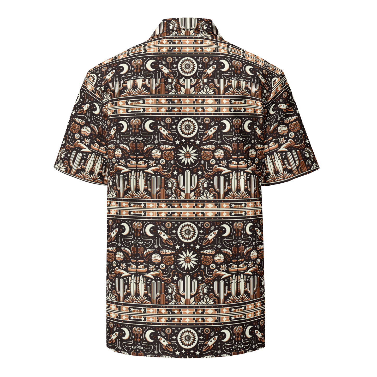 Celestial Cherokee: Space Cherokee Button-Up Shirt