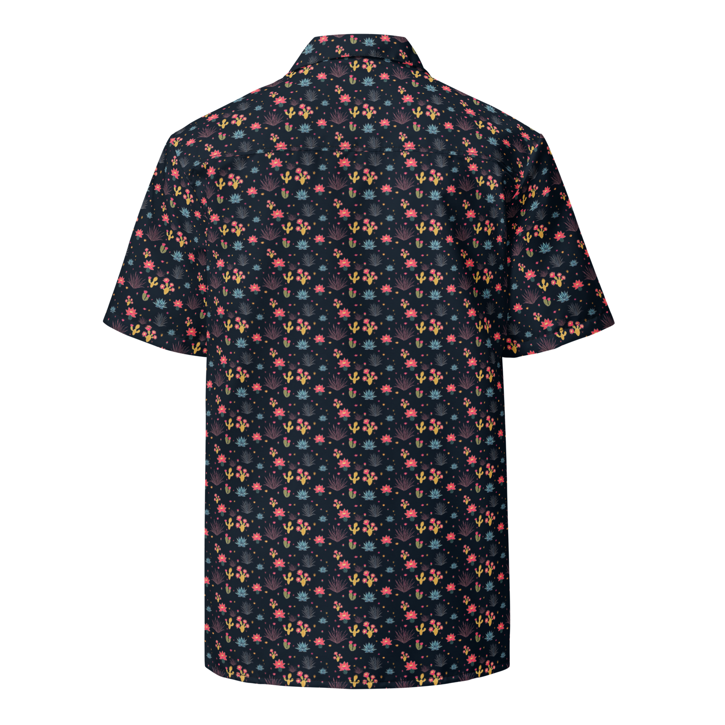 Mescal Mirage: Vibrant Agave Dreamscape Button-Up Shirt