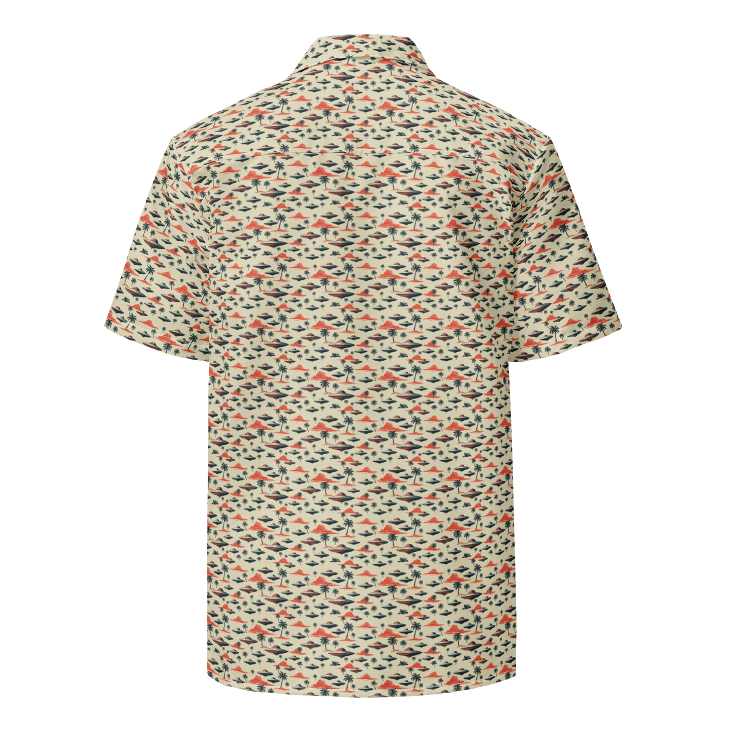 Alien Oasis: Desert Palm Button-Up Shirt