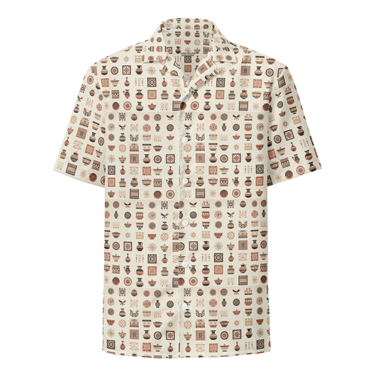 Anasazi Echo: Ancient Southwest Button-Up Shirt