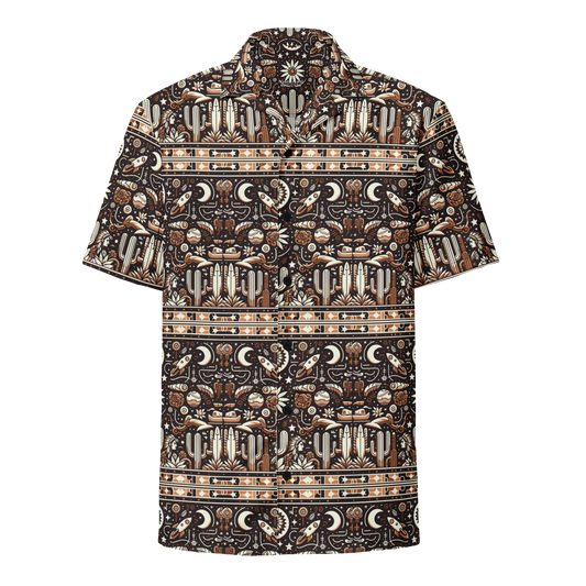 Celestial Cherokee: Space Cherokee Button-Up Shirt