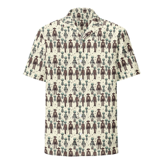 Cosmic Cowboys: Cowboys and Aliens Button-Up Shirt