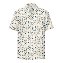Solar Flare: Sunburst Radiance Button-Up Shirt