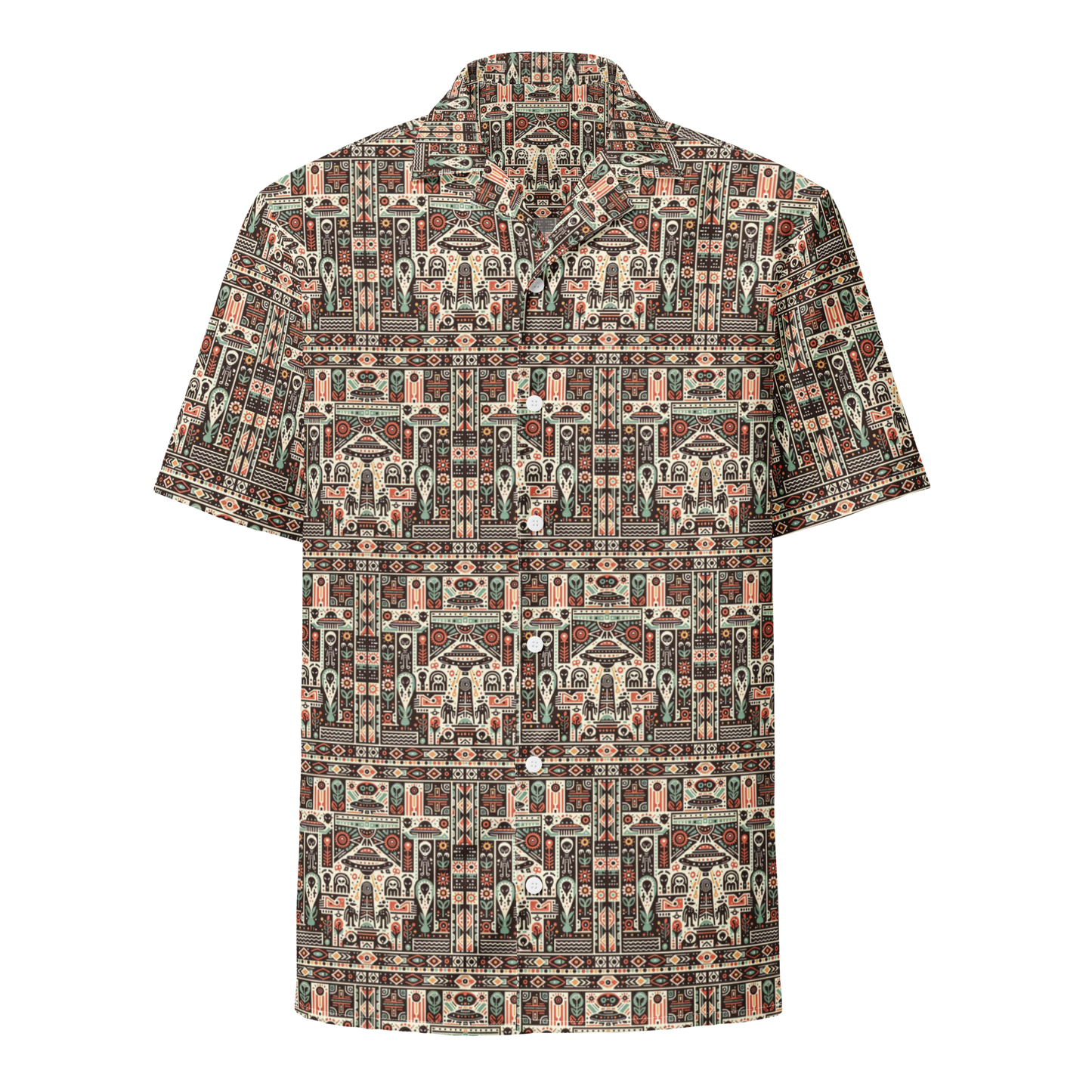 Mayan Fever Dream: A Sighting Button-Up Shirt