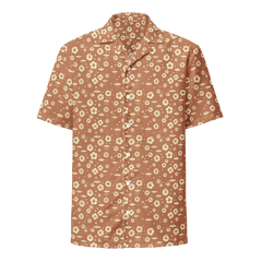 Beyond the Hibiscus: Unidentified Flying Florals Button-Up Shirt