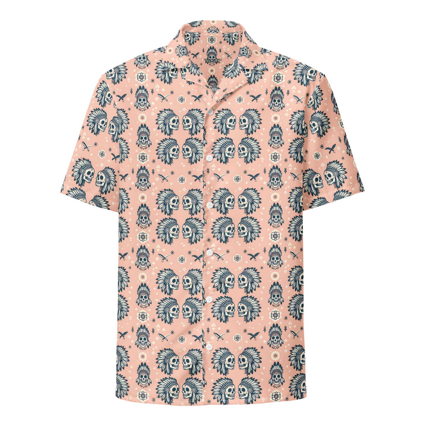 Warrior Calavera: Sunset Ceremonies Button-Up Shirt