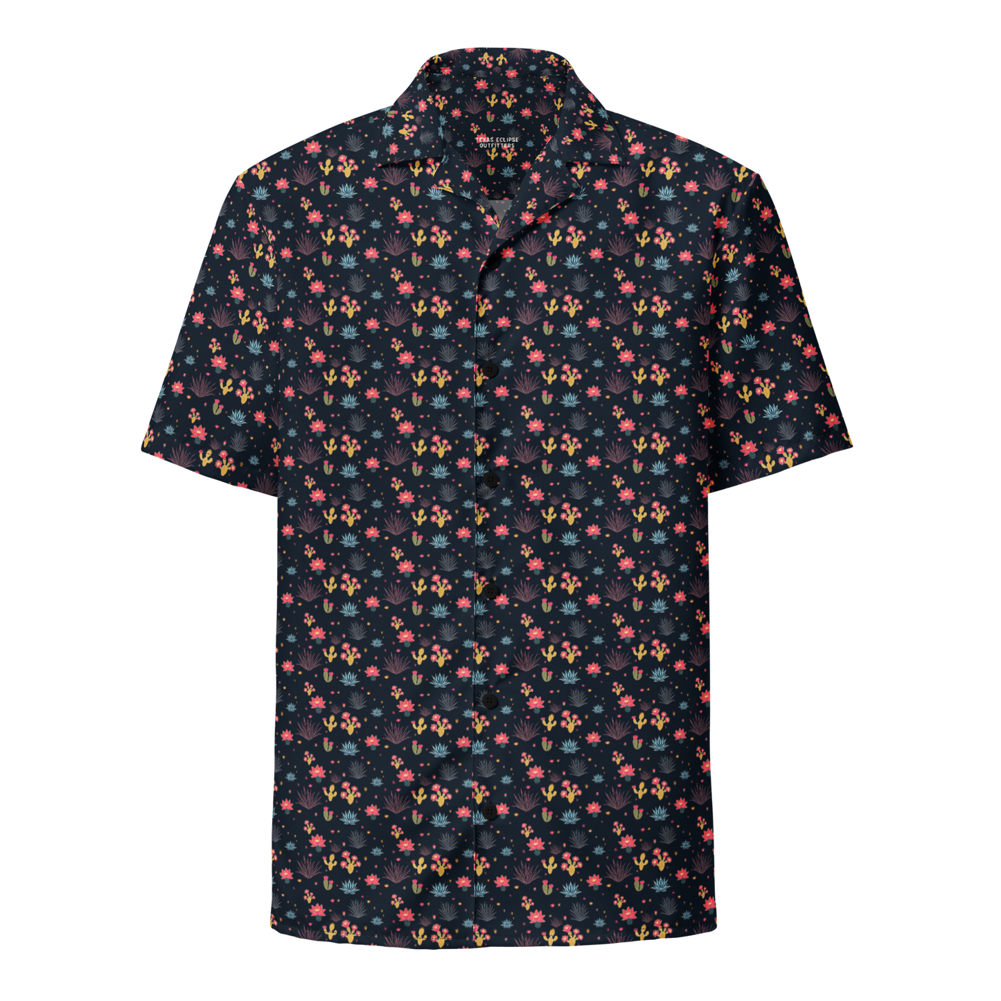 Mescal Mirage: Vibrant Agave Dreamscape Button-Up Shirt