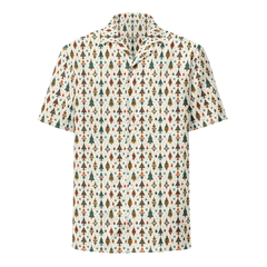 Holiday Glyphs: Christmas Button-Up Shirt