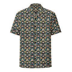 Solstice Spirits: Festive Button-Up Shirt