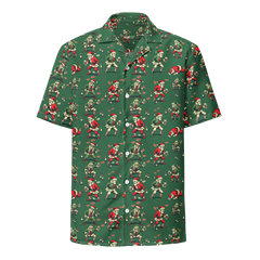 Yuletide Havoc: Degenerate Claus Button-Up Shirt
