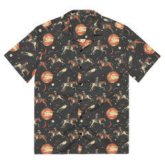 Solar Spur: Cosmic Range Rider Button-Up Shirt