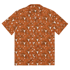 Deep Orange: Hooked On Heat Button-Up Shirt
