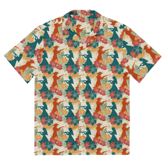 Hibiscus Draw: Gunfighter Showdown Button-Up Shirt