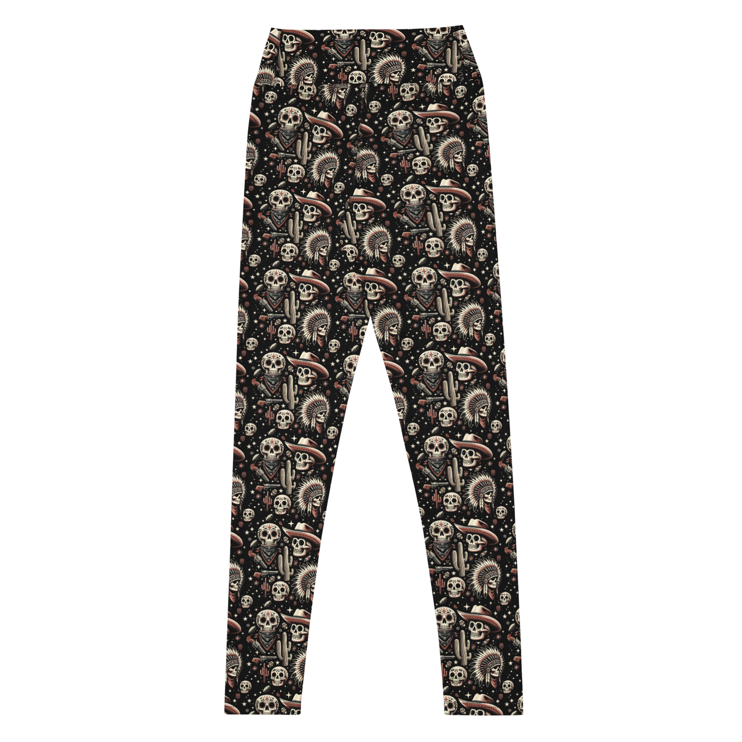 Renegade Revel: Outlaw Skull Leggings