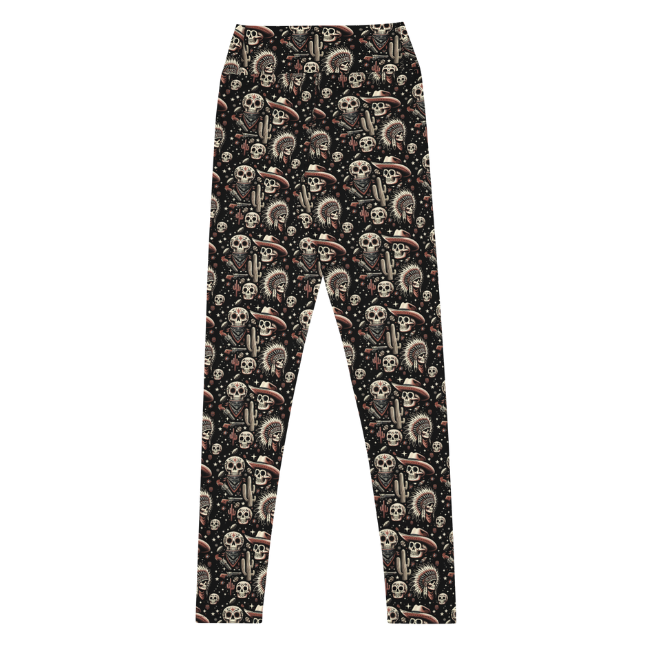 Renegade Revel: Outlaw Skull Leggings