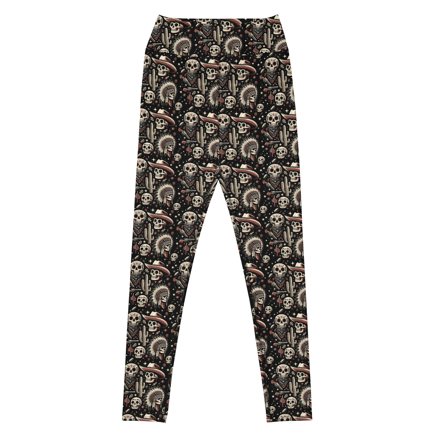 Renegade Revel: Outlaw Skull Leggings