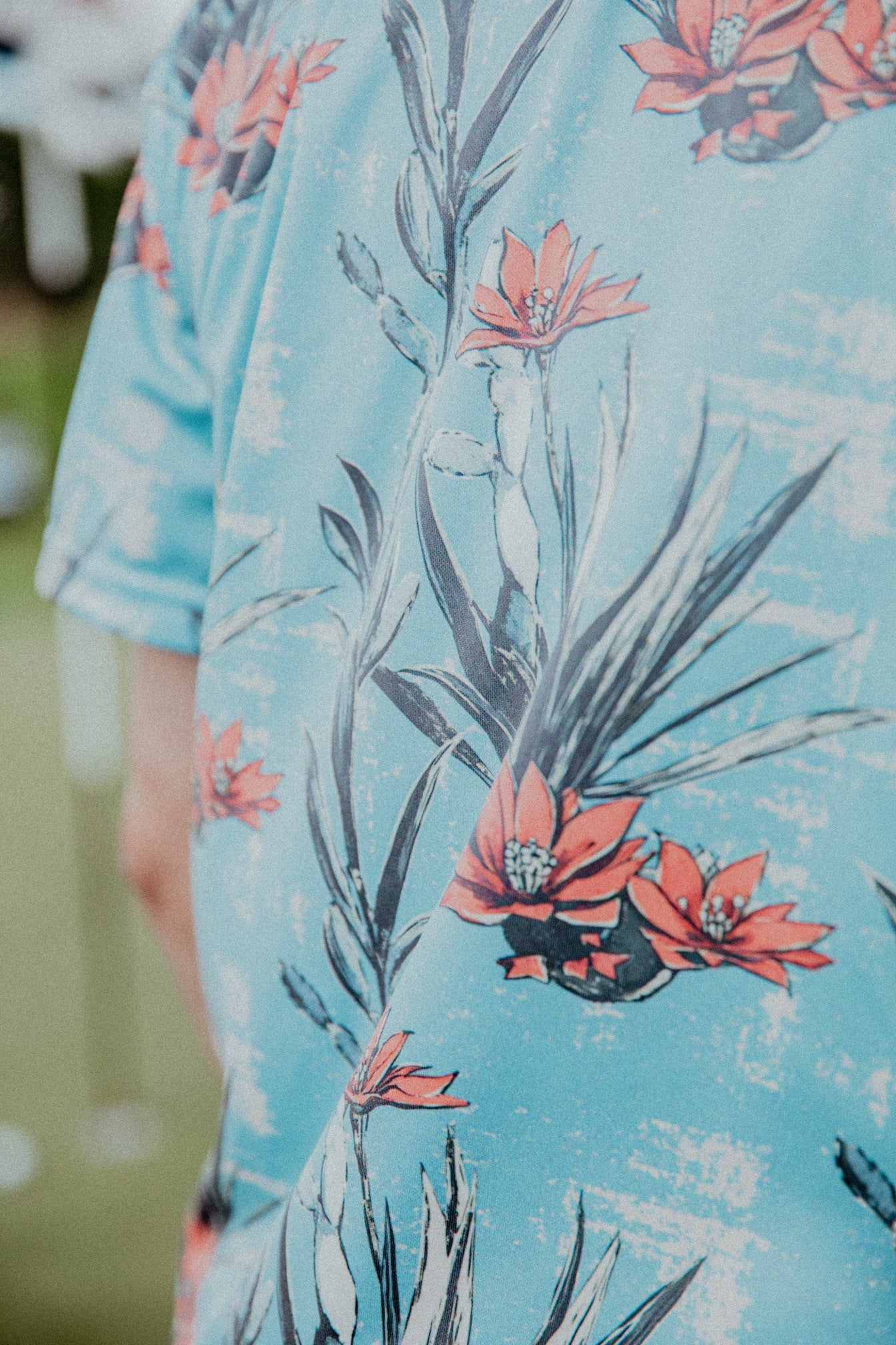 Cactus Aloha: Prickly Pear Blossom Golf Polo