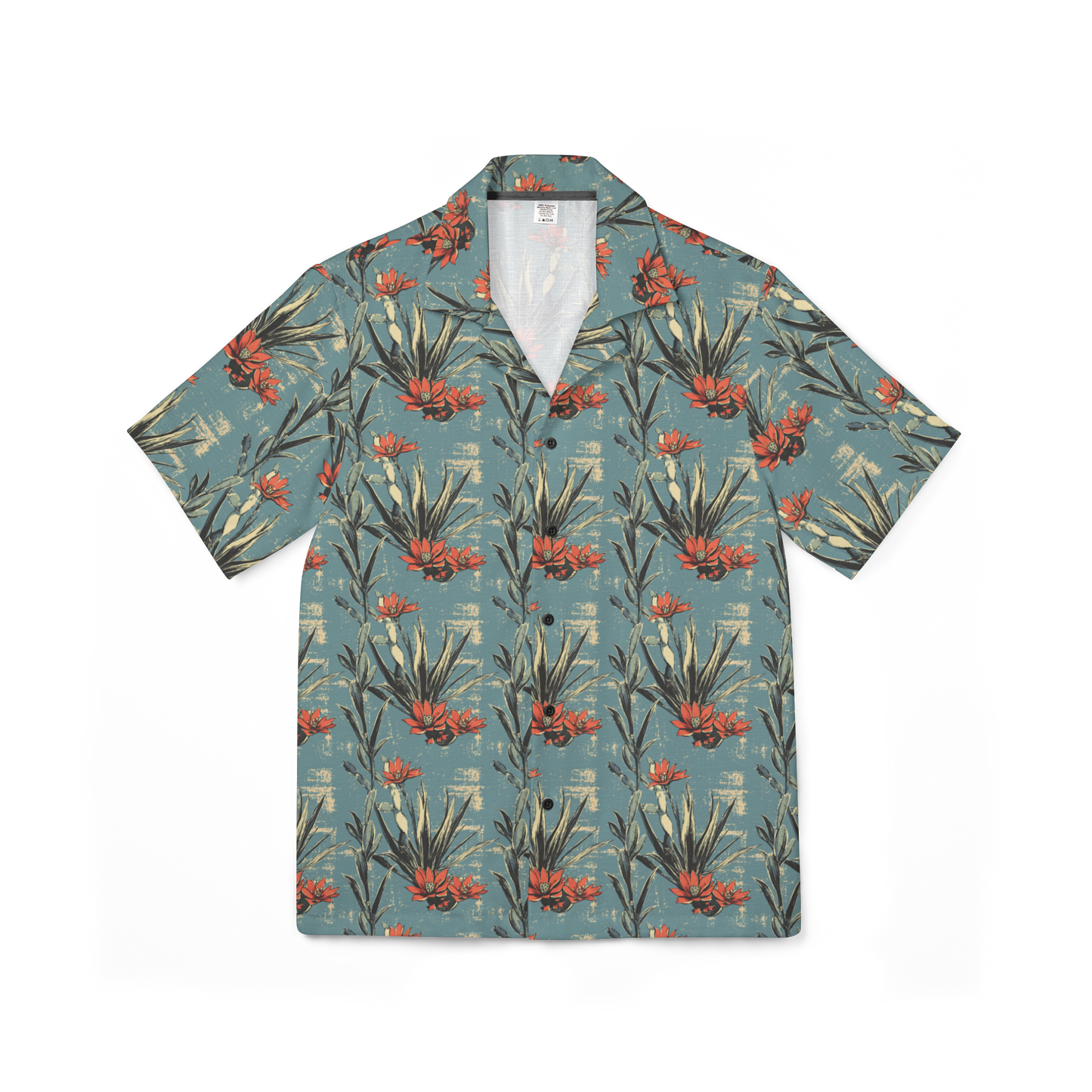 Cactus Aloha: Prickly Pear Blossom Performance Hawaiian Shirt