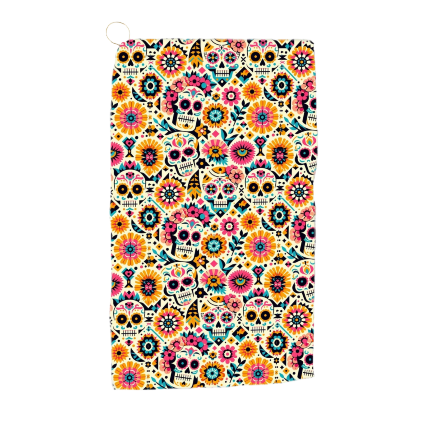 Calavera Dreams: Dia de los Muertos Golf Towel