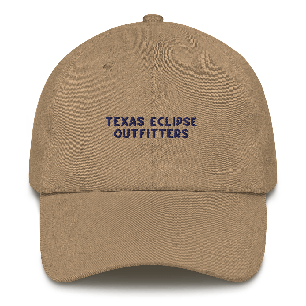 Eclipse Coordinates Dad Hat: Fredericksburg TX