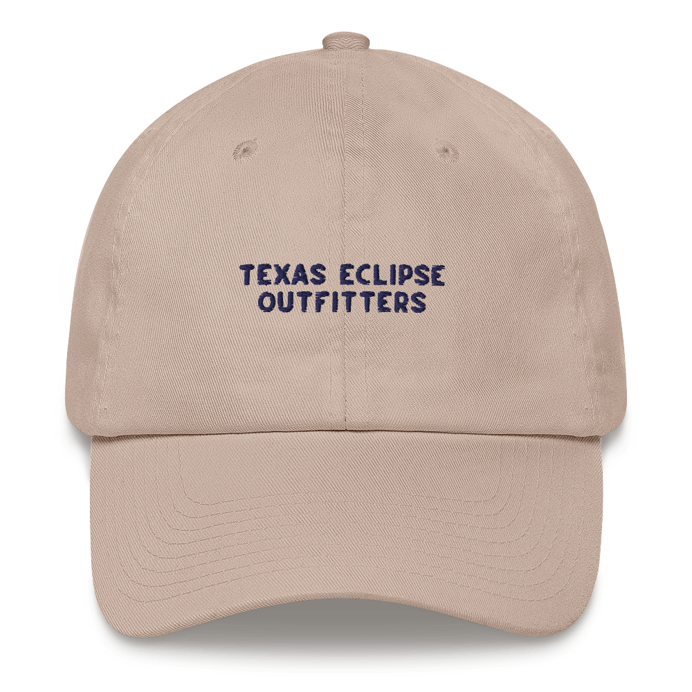 Eclipse Coordinates Dad Hat: Fredericksburg TX