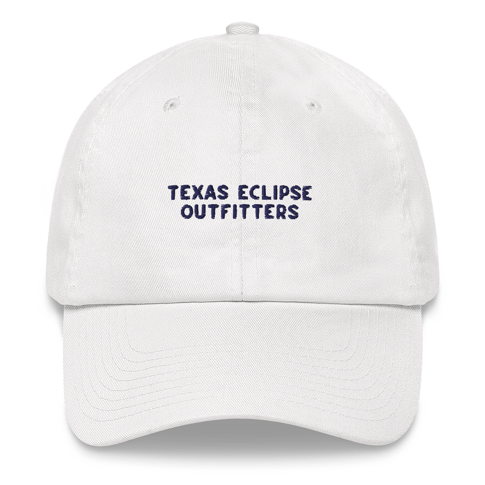 Eclipse Coordinates Dad Hat: Fredericksburg TX