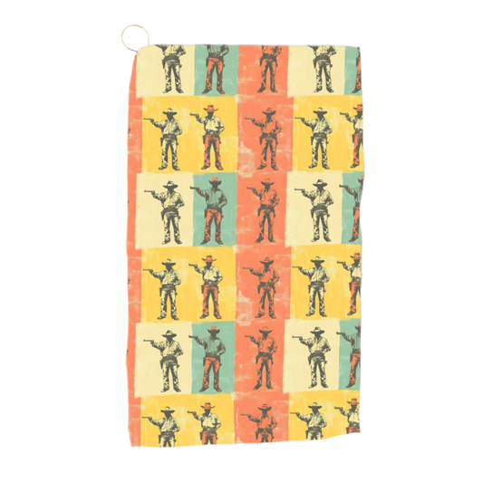 High Noon Holdup: Gunfighter Showdown Golf Towel