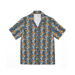 Lone Smoke: Twisted Vaquero Skeletons Performance Hawaiian Shirt