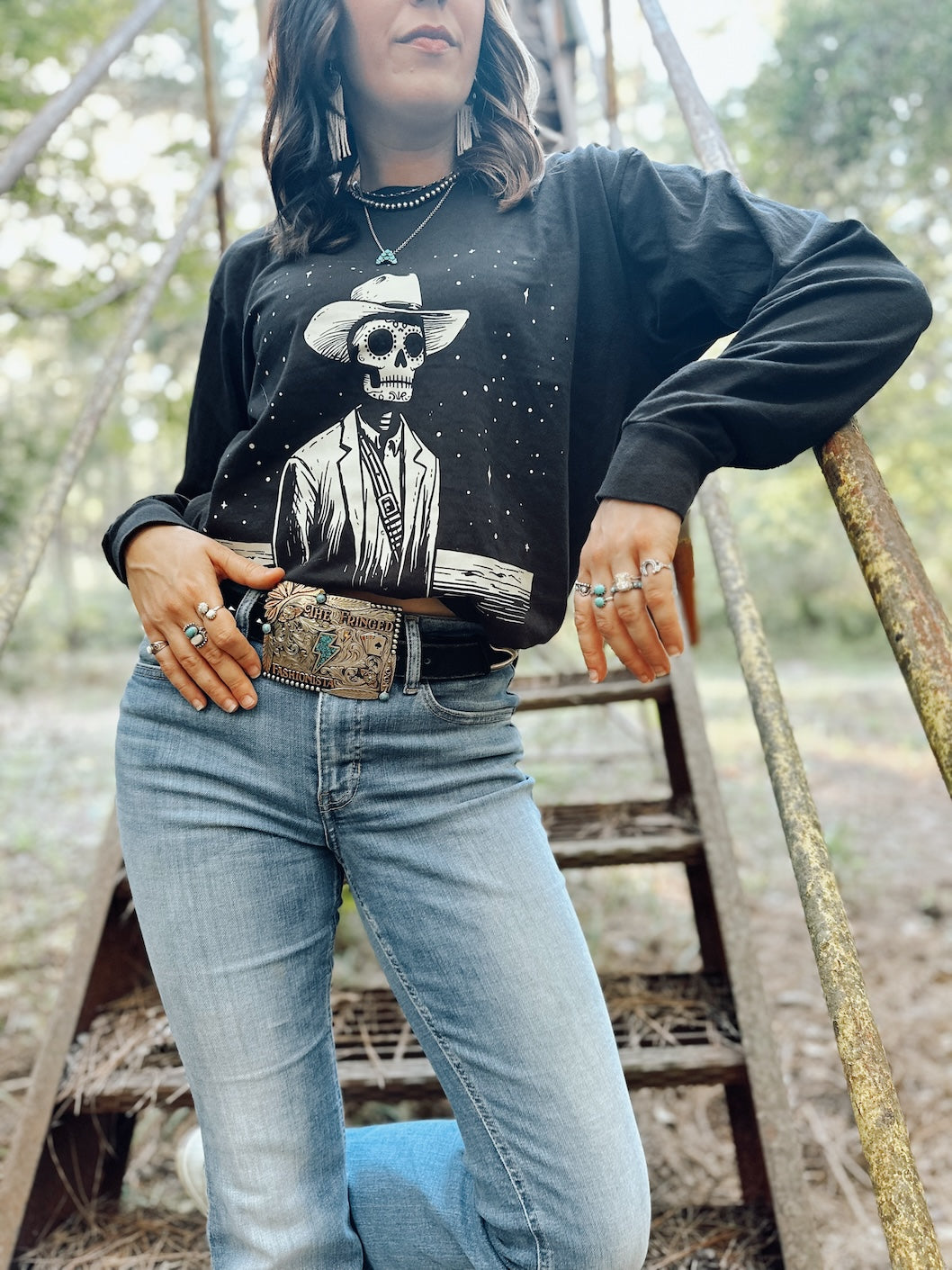 Lonesome Wanderer Long-Sleeve Graphic Tee