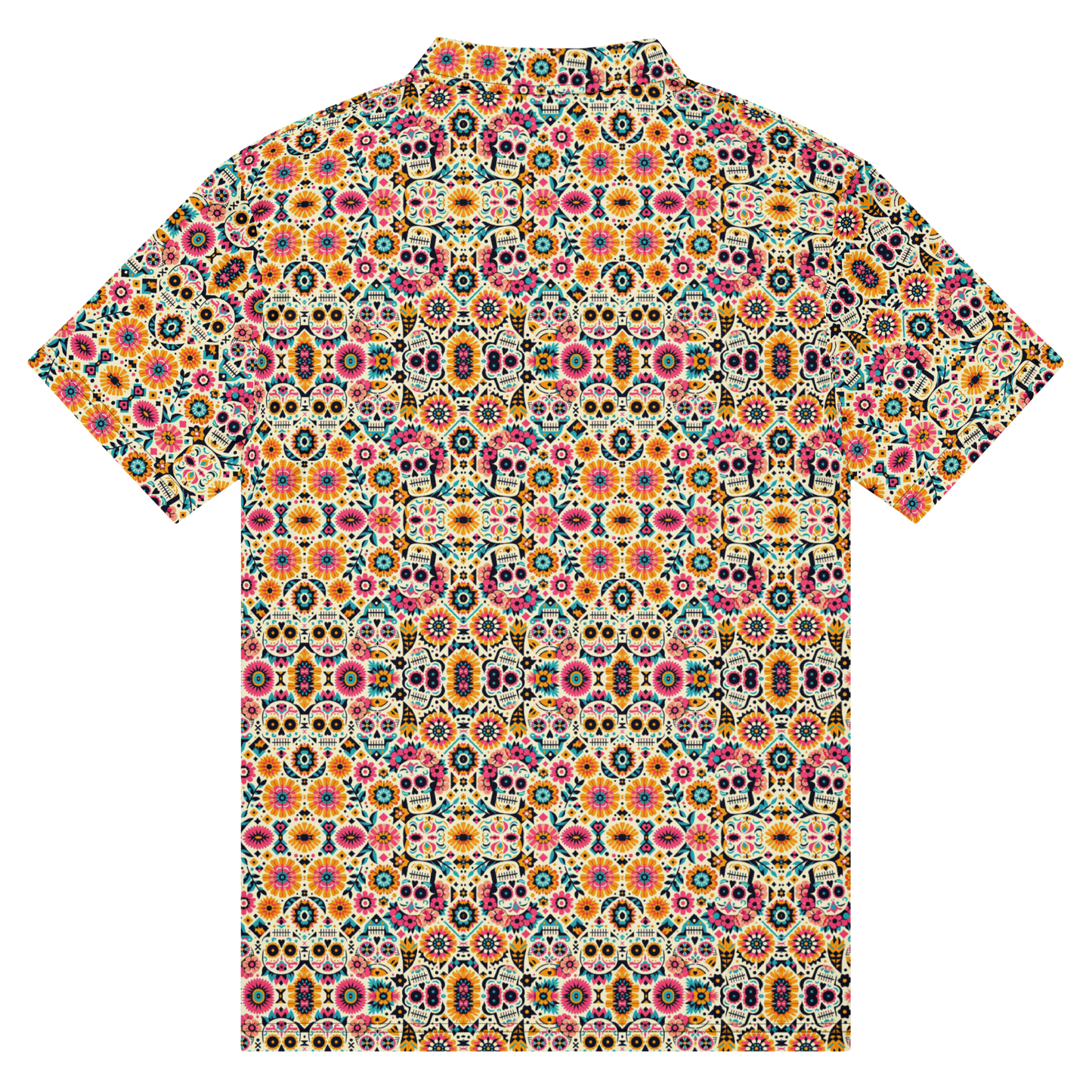 Calavera Dreams: Dia de los Muertos Golf Polo