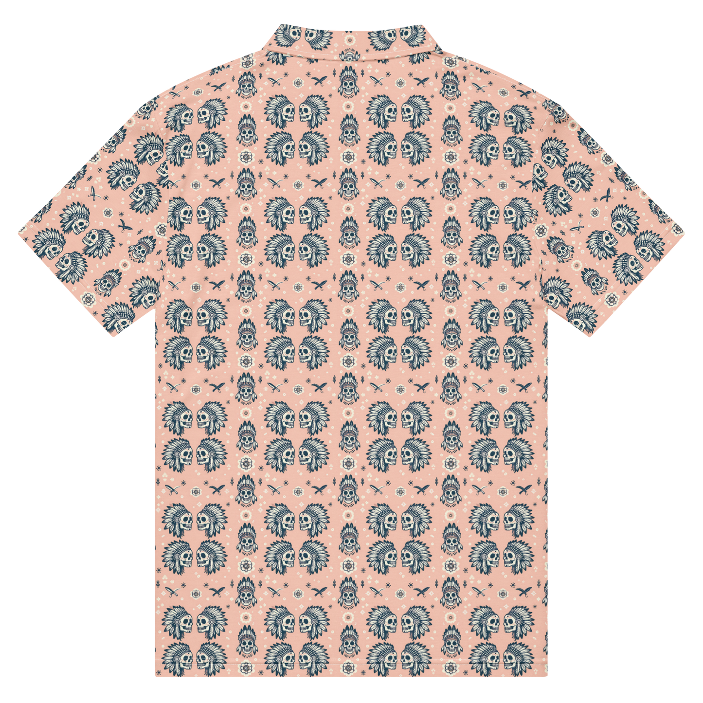 Warrior Calavera: Sunset Ceremonies Golf Polo