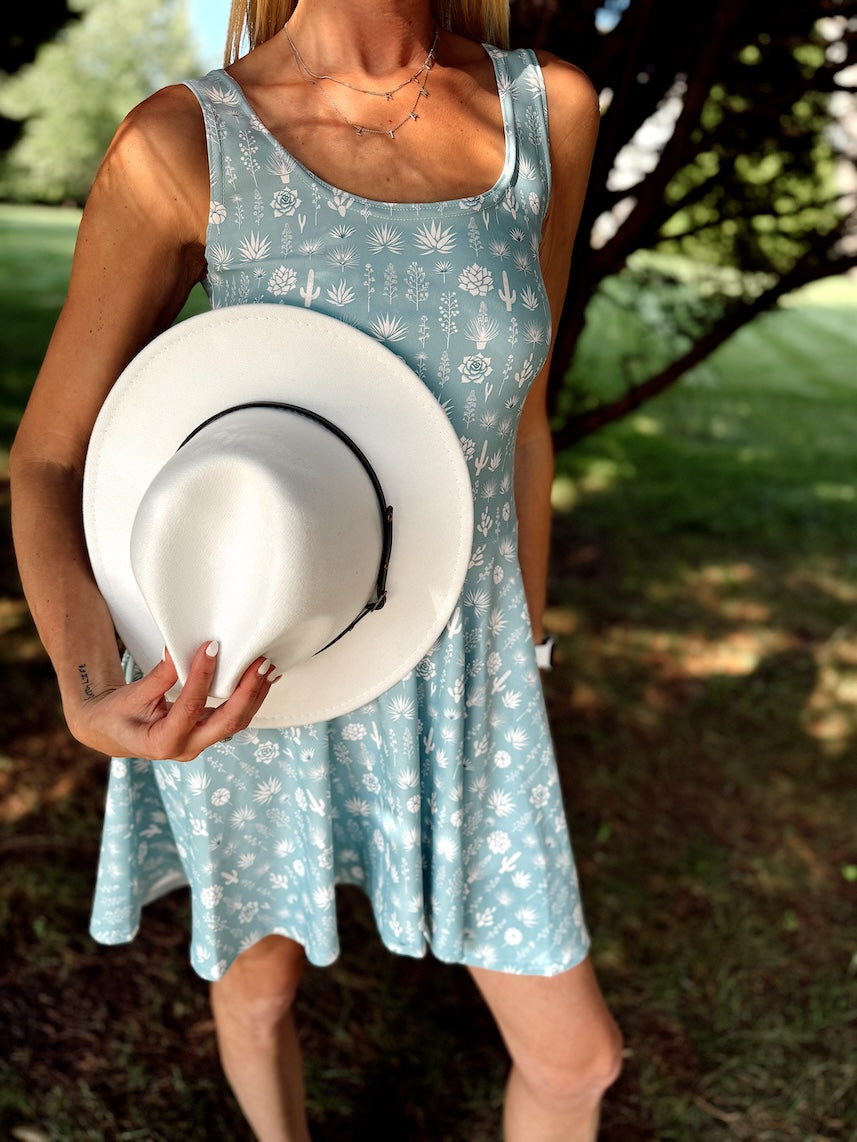 Saguaro Sunset: Hawaiian Nights in the Desert Sun Dress