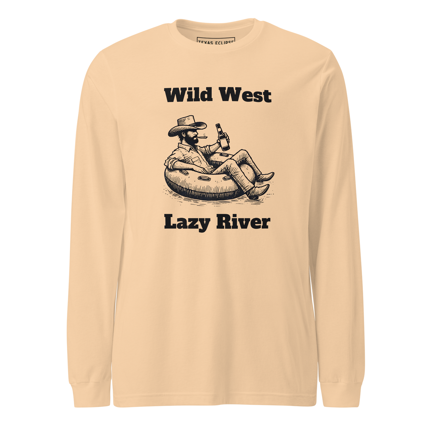 Wild West, Lazy River Long Sleeve Graphic Tee