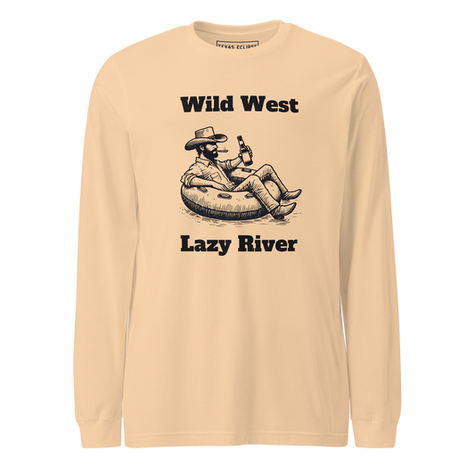 Wild West, Lazy River Long Sleeve Graphic Tee