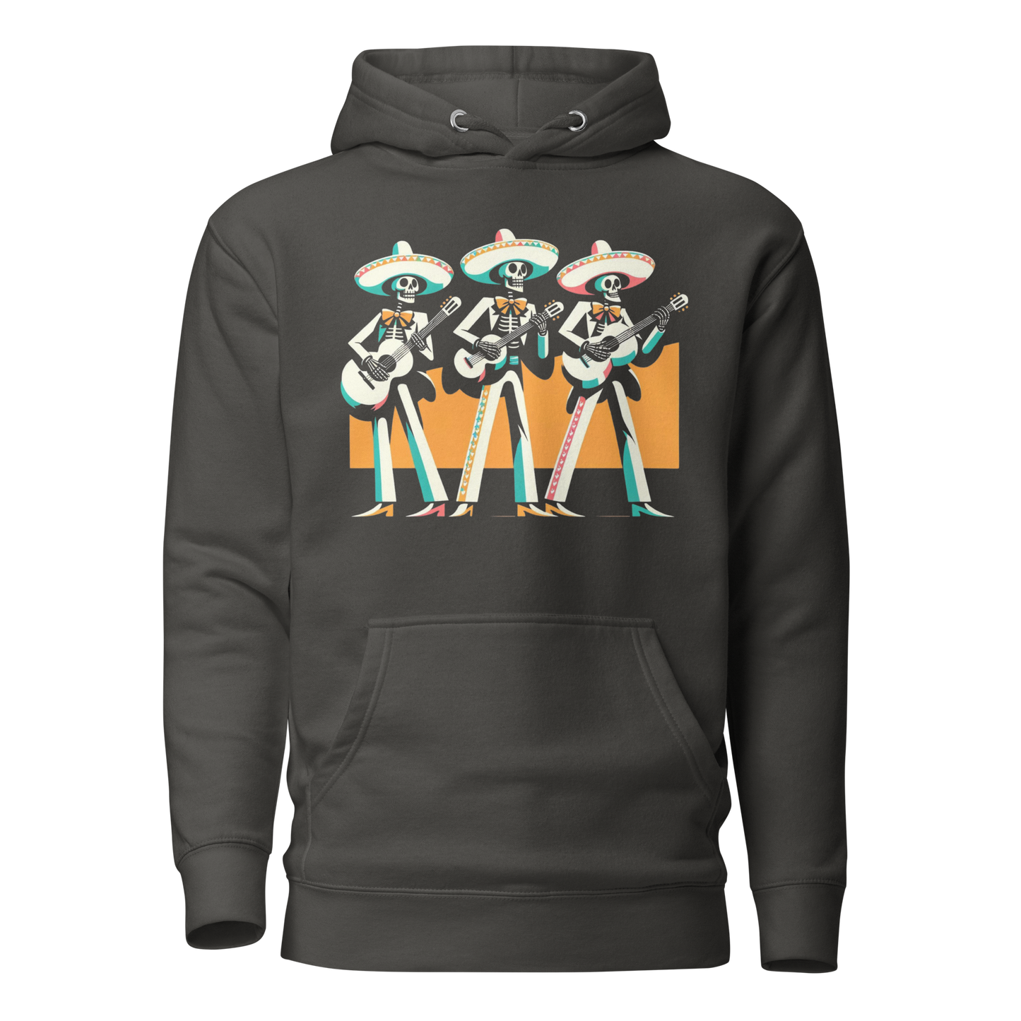 Skeleton Mariachi Graphic Hoodie