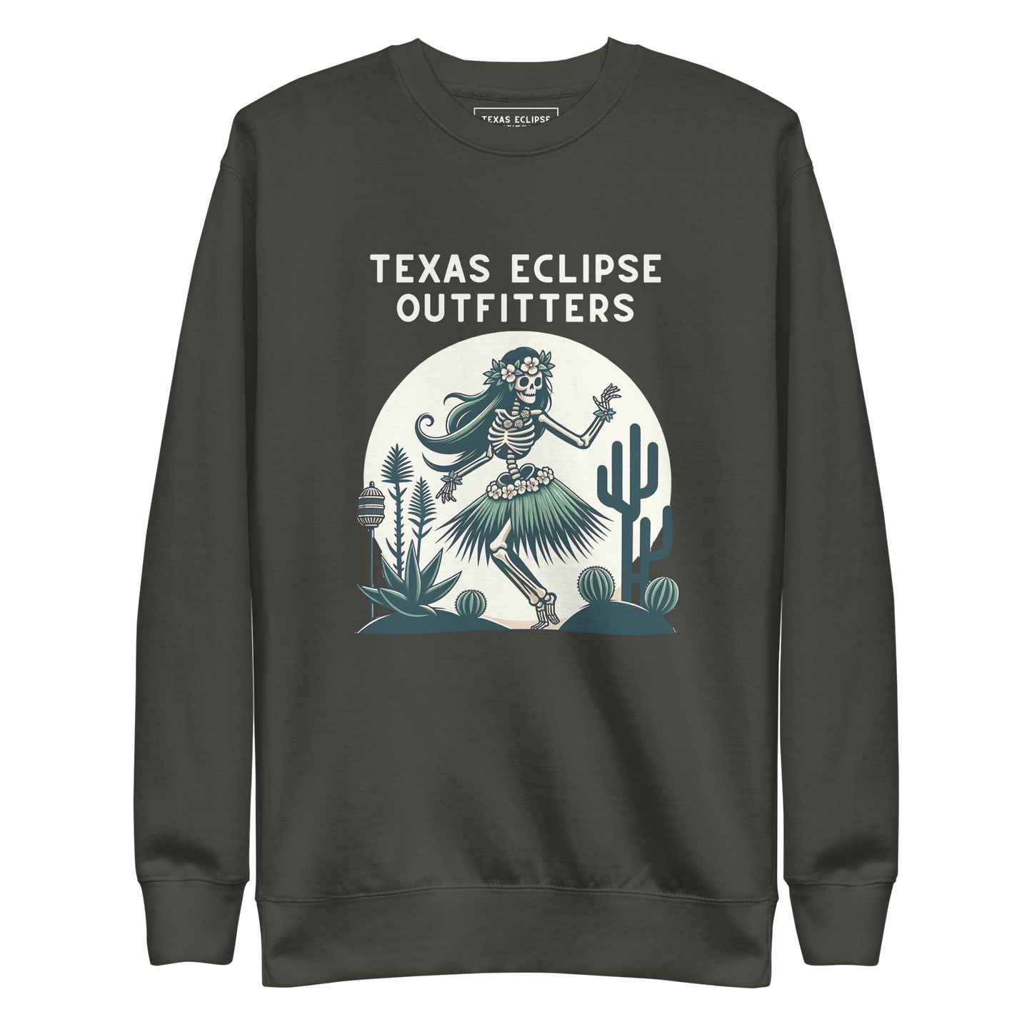 Undead Luau Hula Girl Graphic Sweatshirt