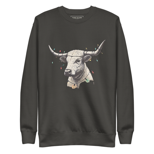 Festive Steer Graphic Sweatshirt